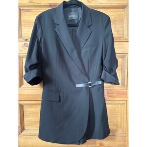 MO&Co. Blazer Squort Dress Black Medium
